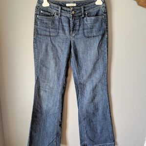 White House Black Market wide leg jeans